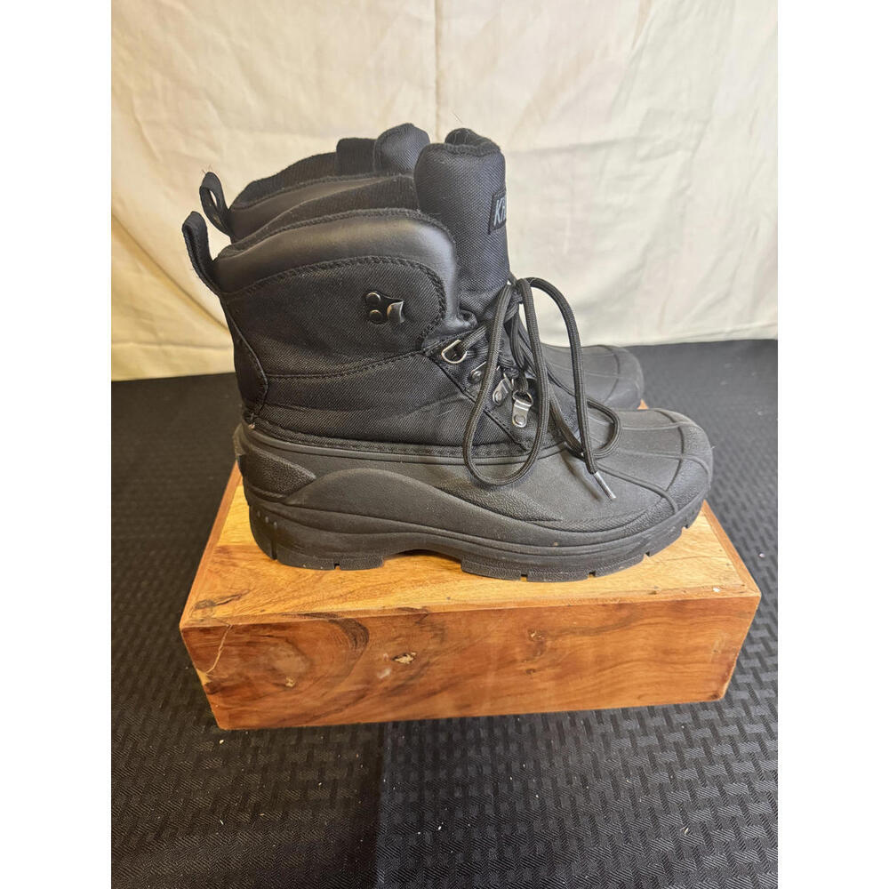 Winter‎ Black Khombu Waterproof Snow Boots Youth Size 8M